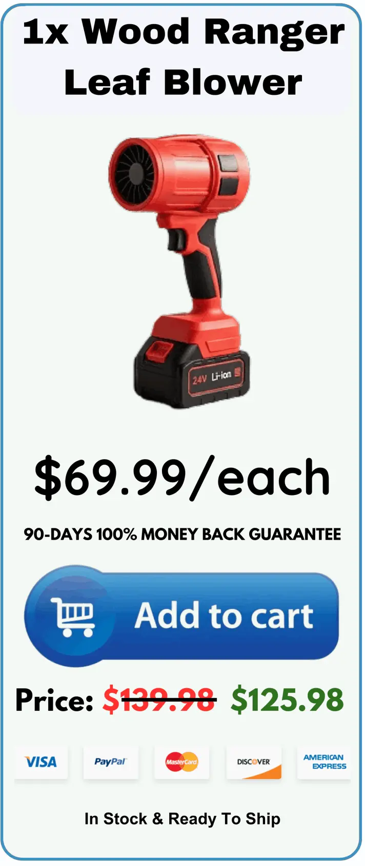 Wood Ranger Leaf Blower Price